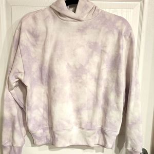 NWOT Tie dye crop hoodie